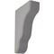 Ekena Millwork 1 3/4"W x 5 1/4"D x 7 1/2"H Plymouth Wood Vintage Decor Bracket, Pebble Grey BKTWD02X05X08PLPG - alternate 1